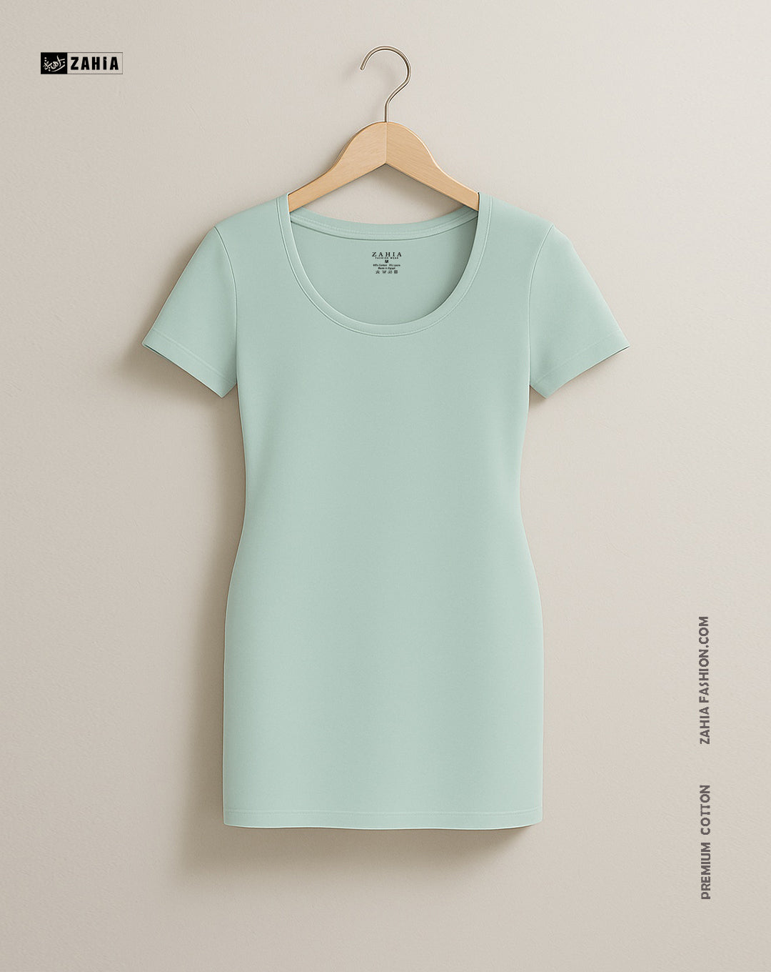 Mini Dress Short Sleeves - Mint Green