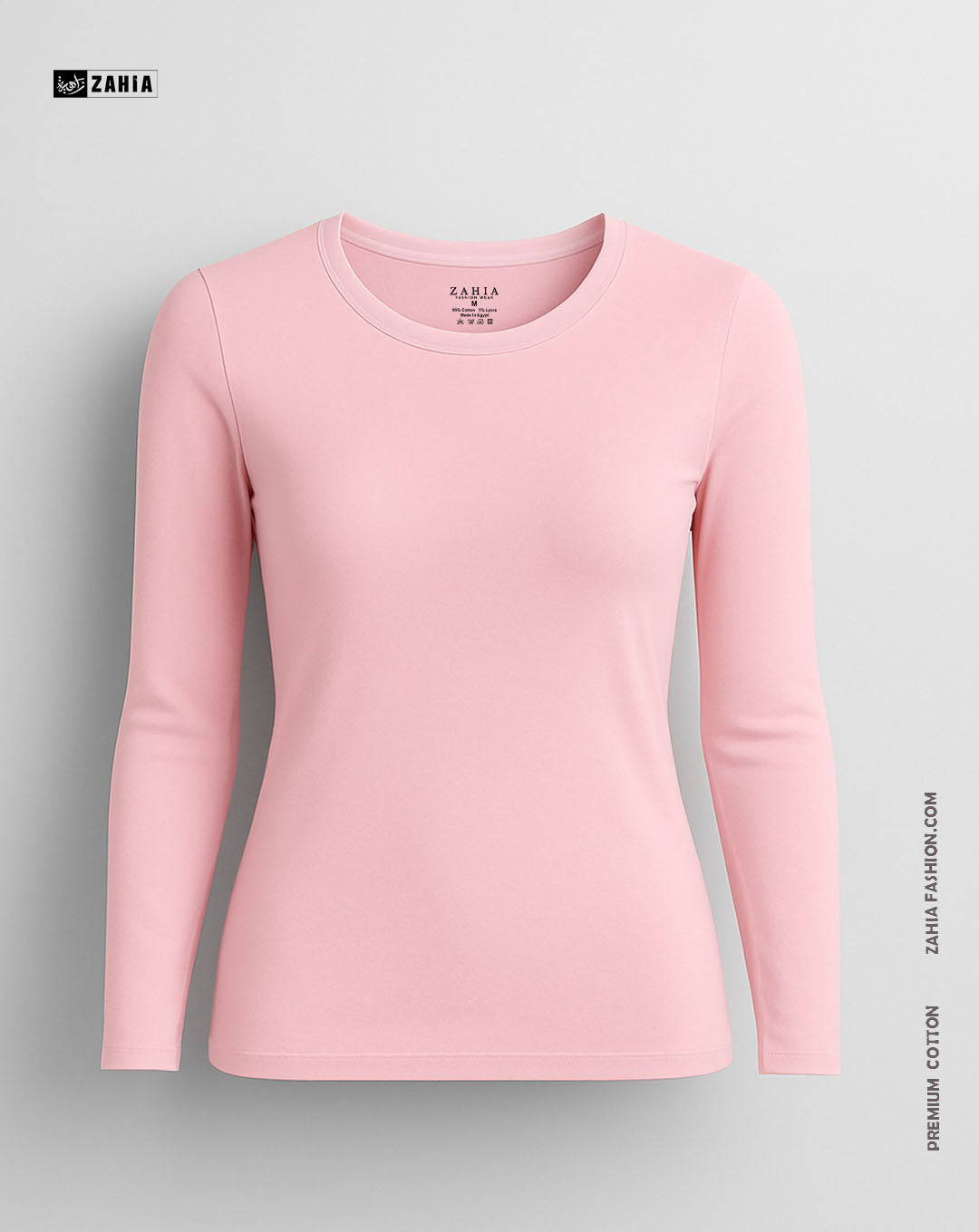 Round Neck Top - Rose