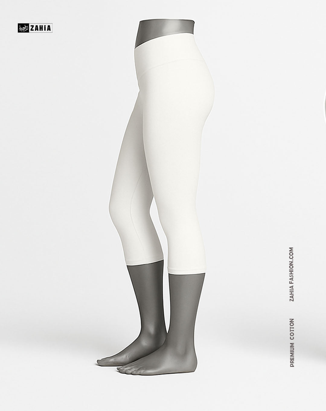 Pantacourt Leggings - White