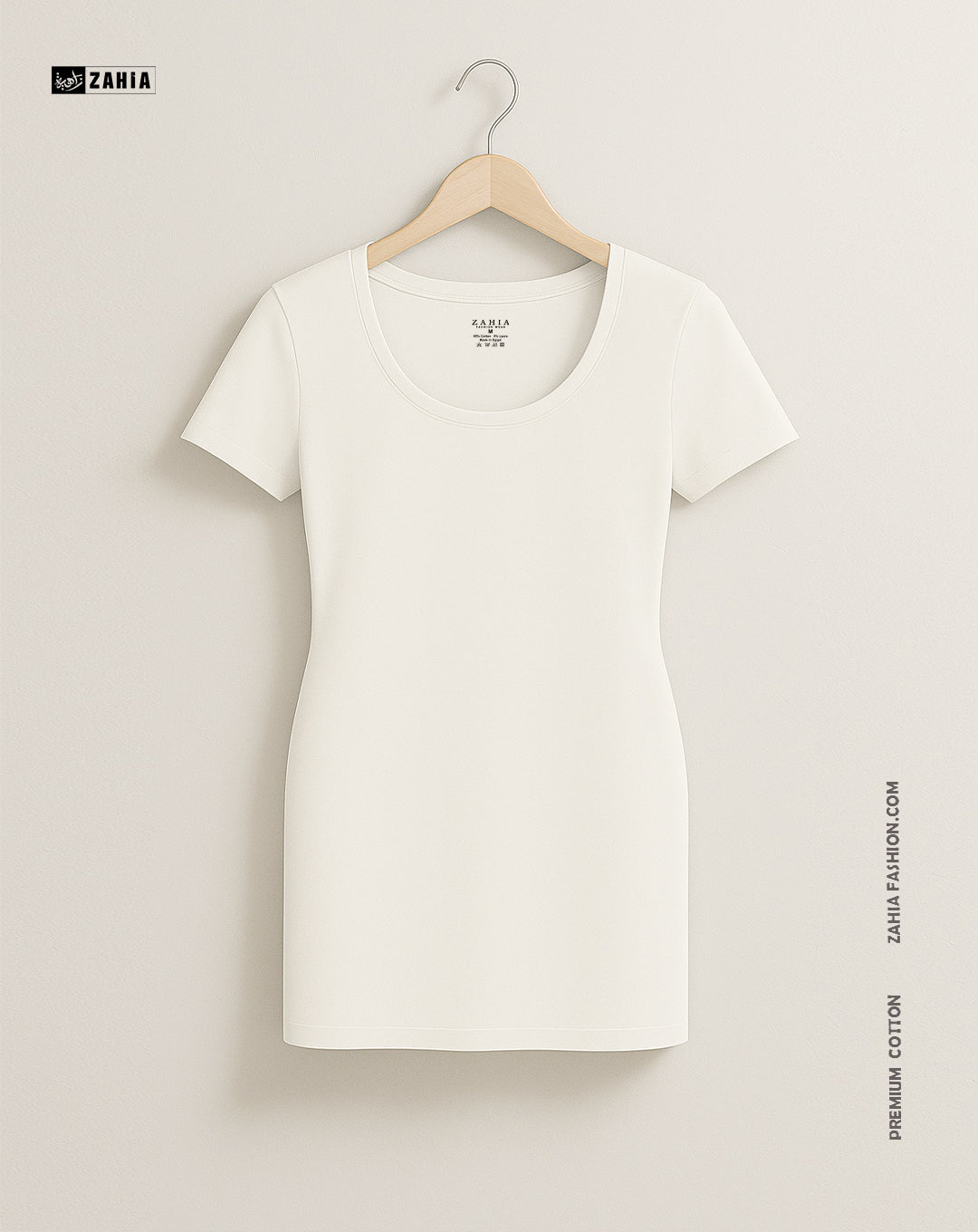 Mini Dress Short Sleeves - Off White