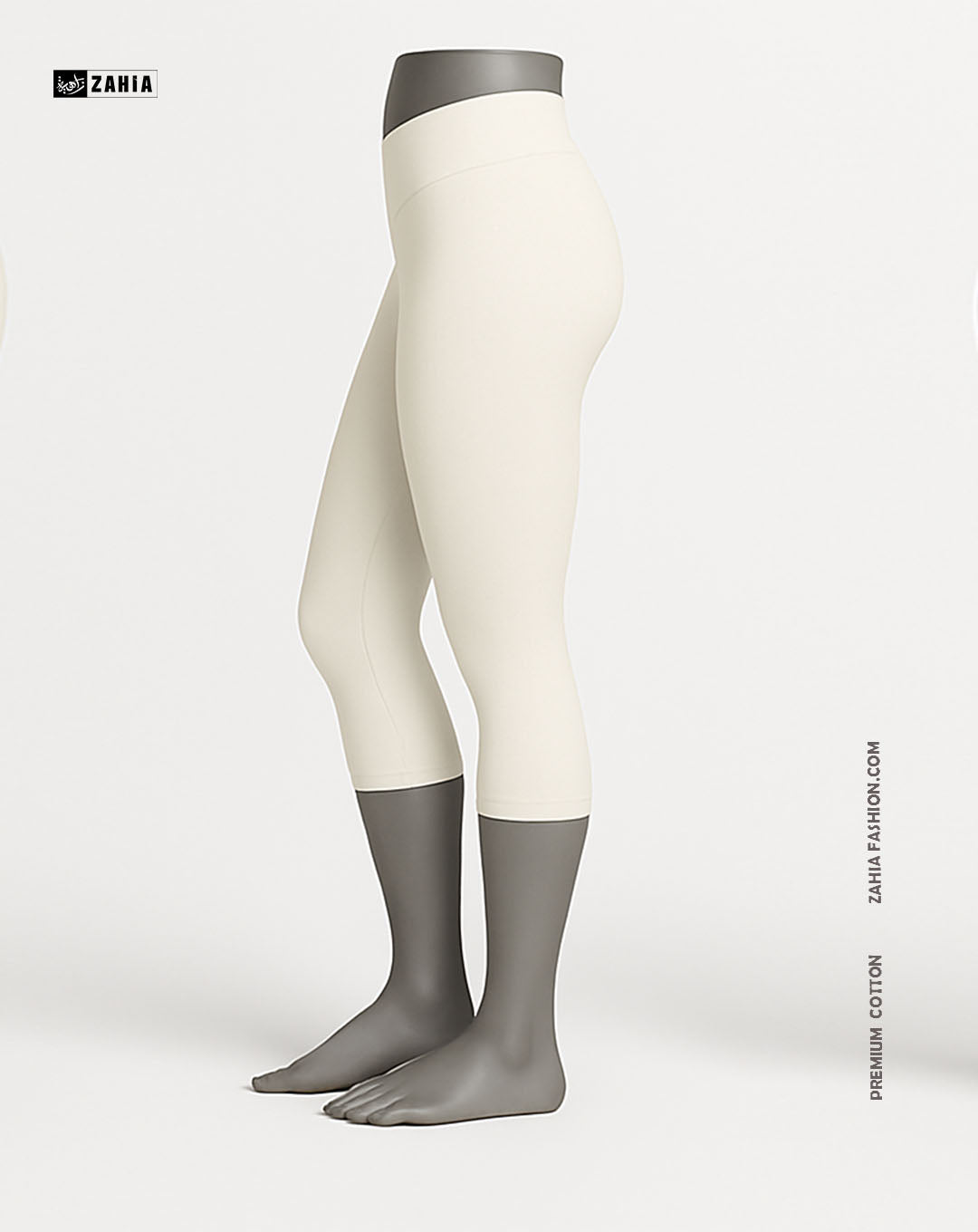 Pantacourt Leggings - Off White