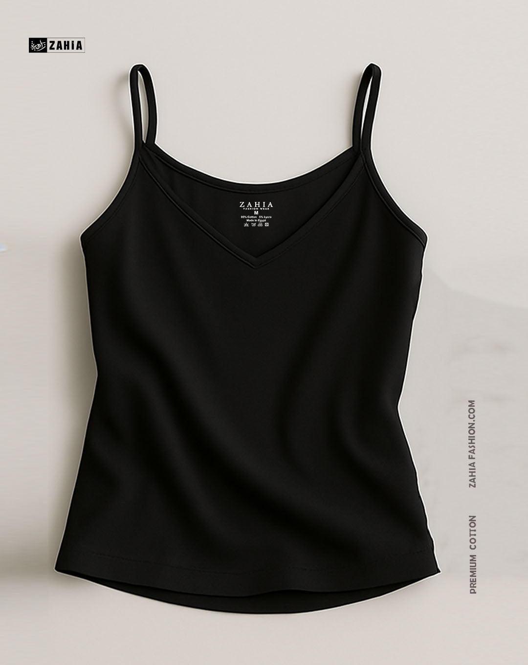 Plunge Round Top - Black