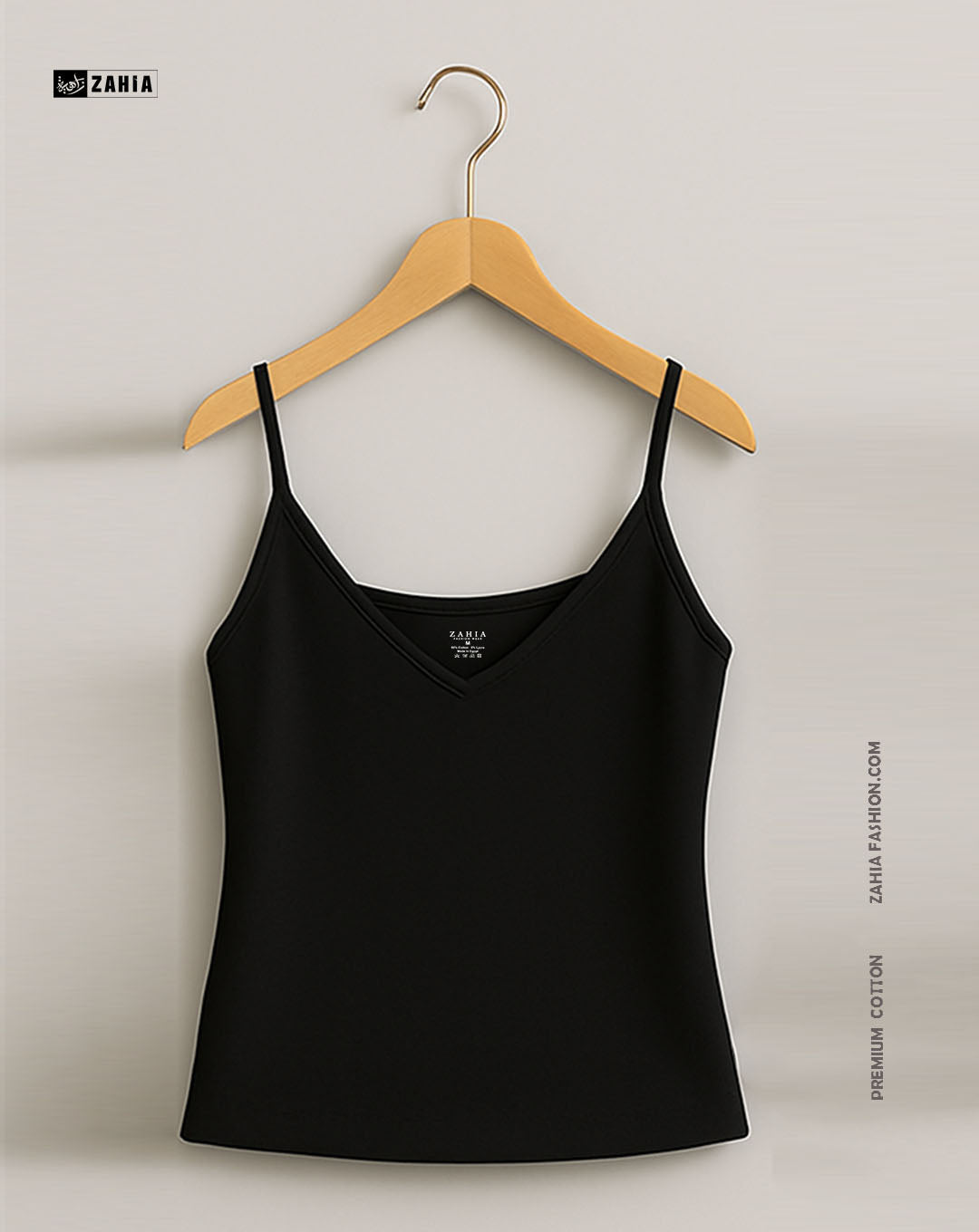 Plunge Round Top - Black