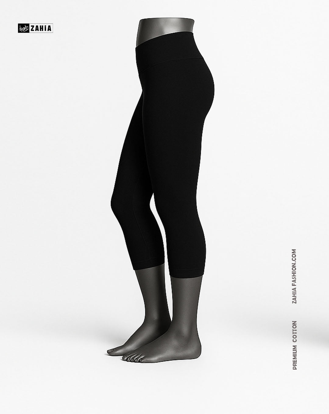 Pantacourt Leggings - Black