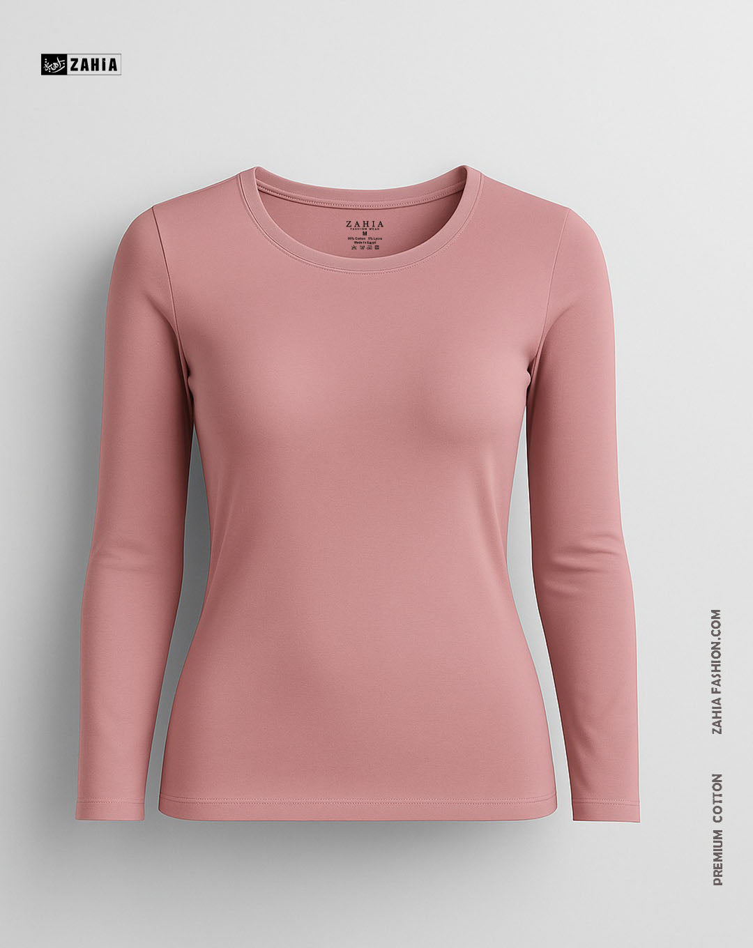 Round Neck Top - Pink