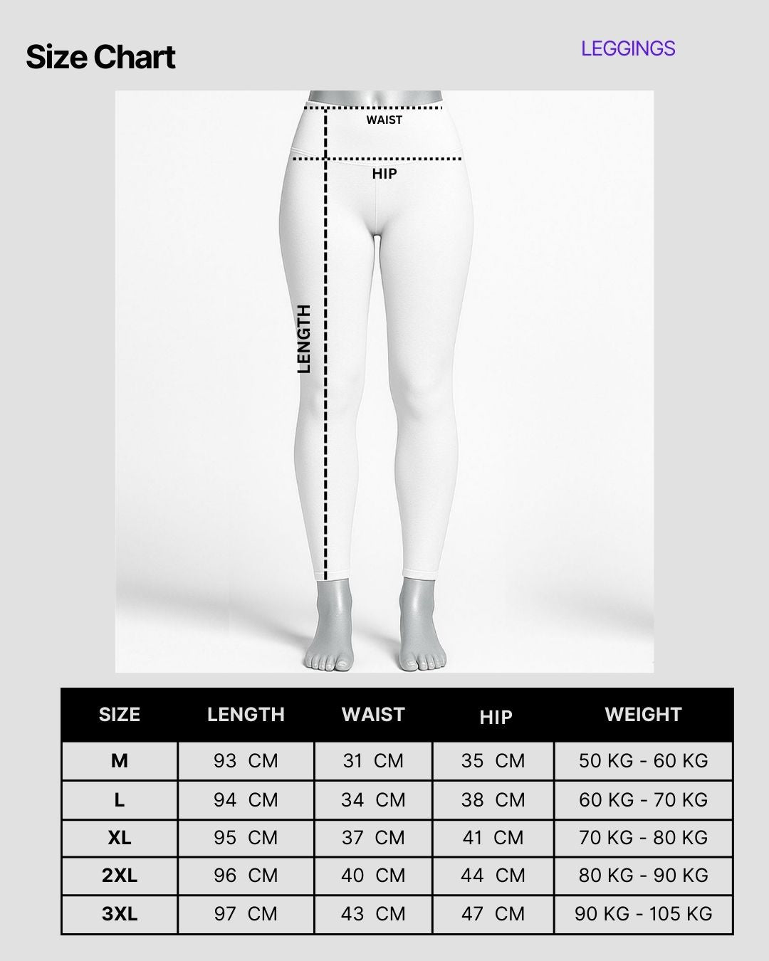 Leggings - Baby Blue
