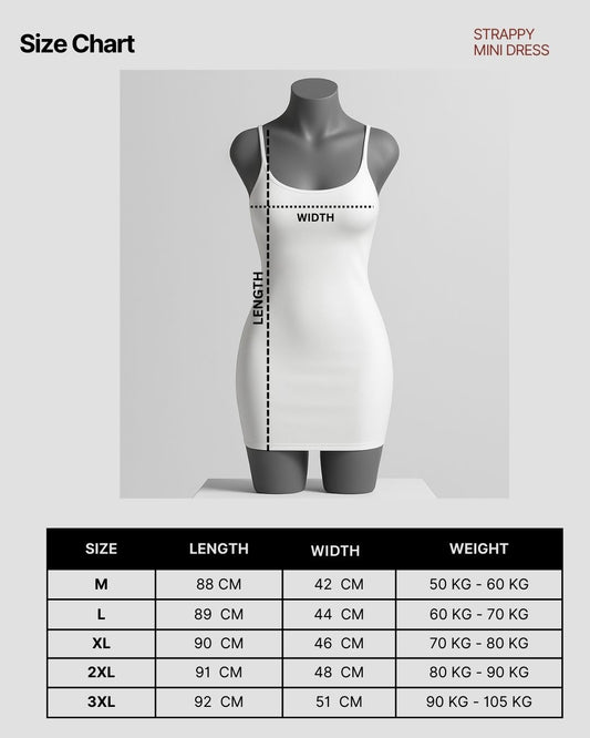 Strappy Mini Dress - White