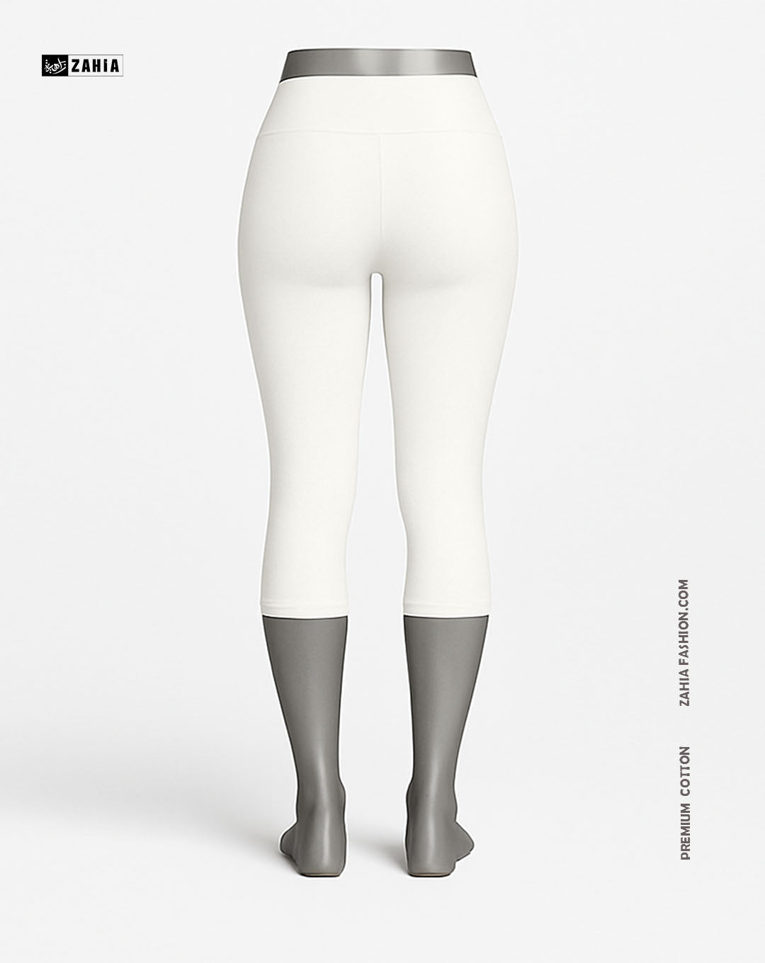 Pantacourt Leggings - White
