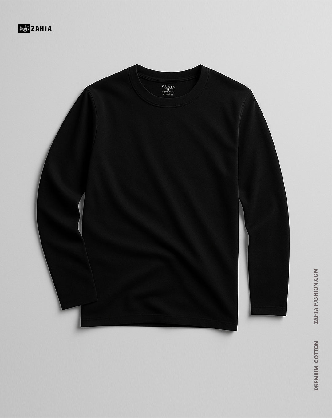 T-Shirt Long Sleeves - Black