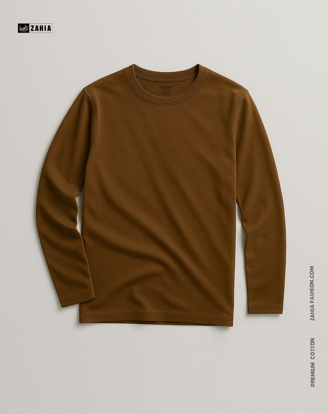 T-Shirt Long Sleeves - Brown