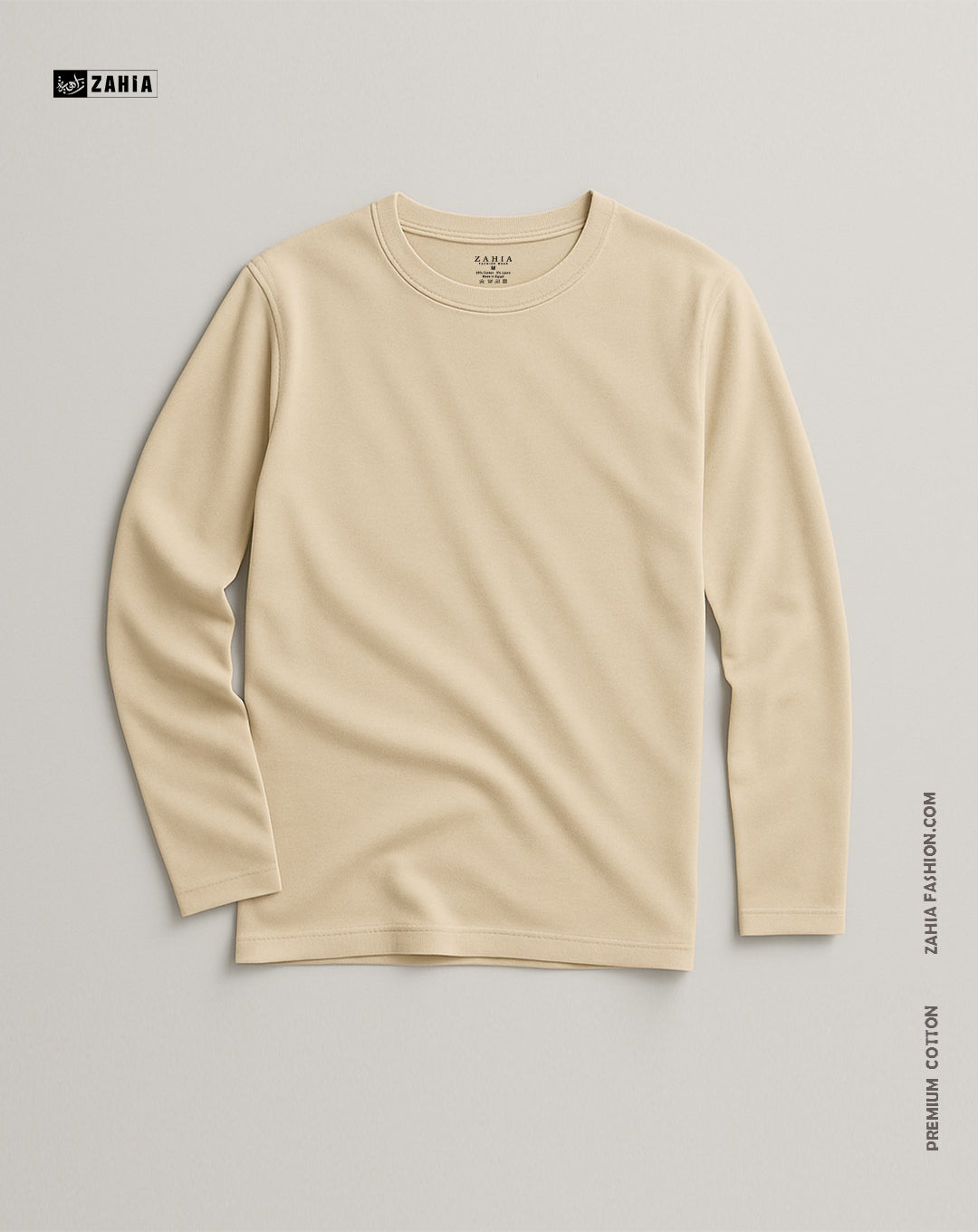 T-Shirt Long Sleeves - Beige