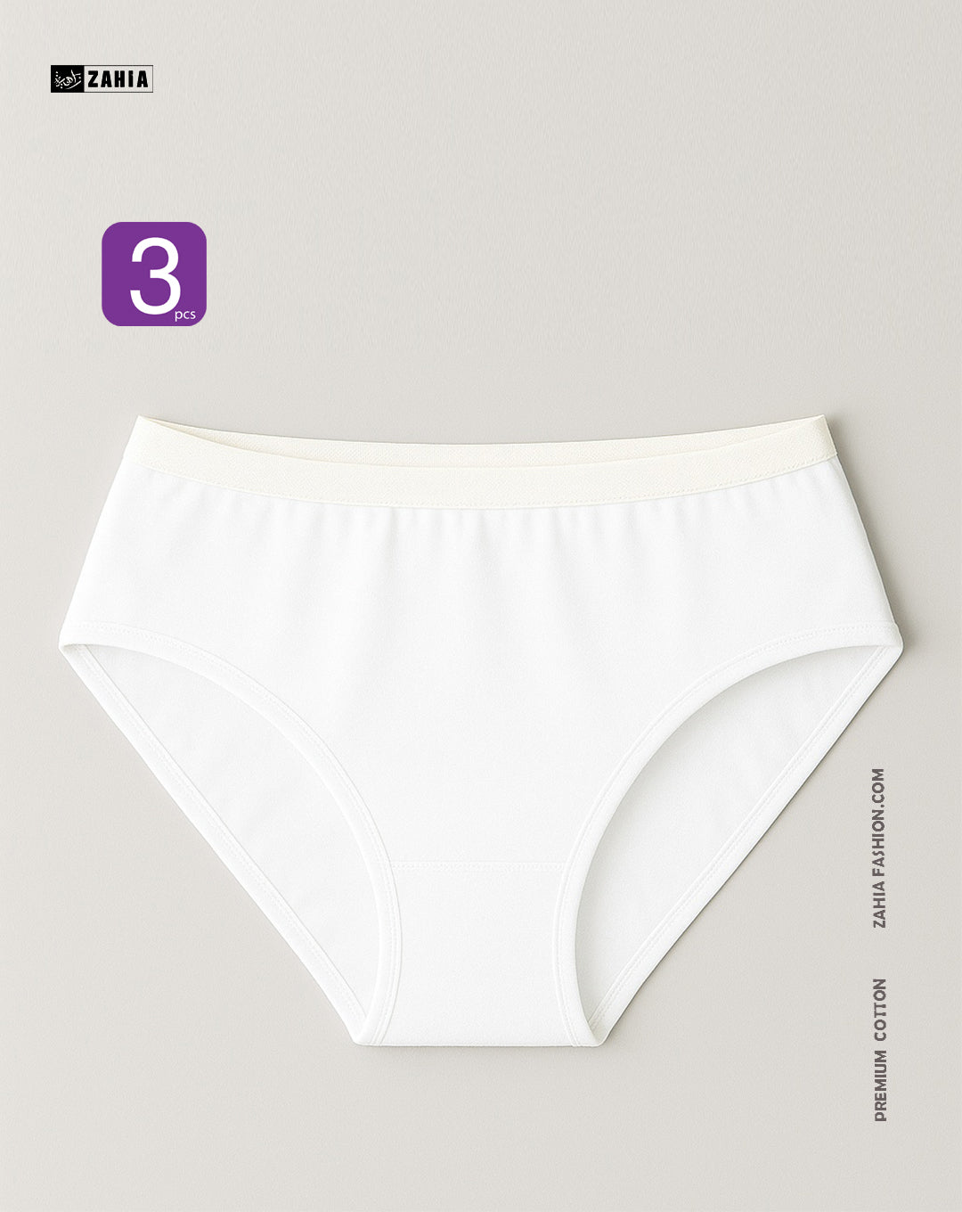 Brief Pantie - White 3pcs