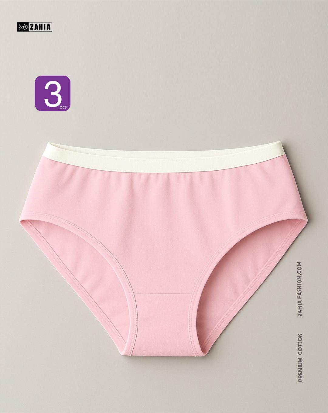 Brief Pantie - Rose 3 Pcs