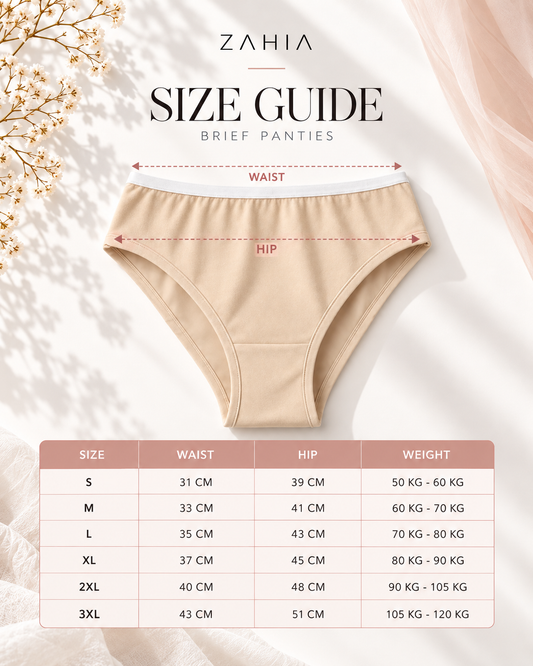 Brief Pantie - Black 3pcs