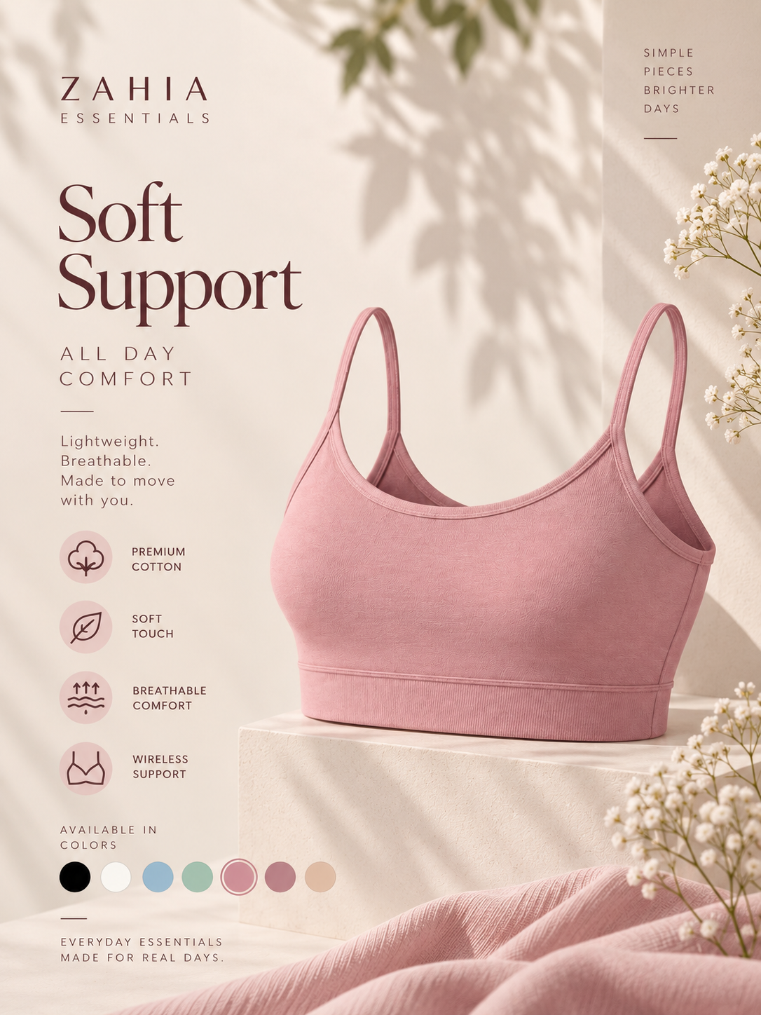 Cotton Bra