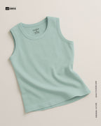 Sleeveless Tank Top - Mint Green