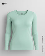 Round Neck Top - Mint Green