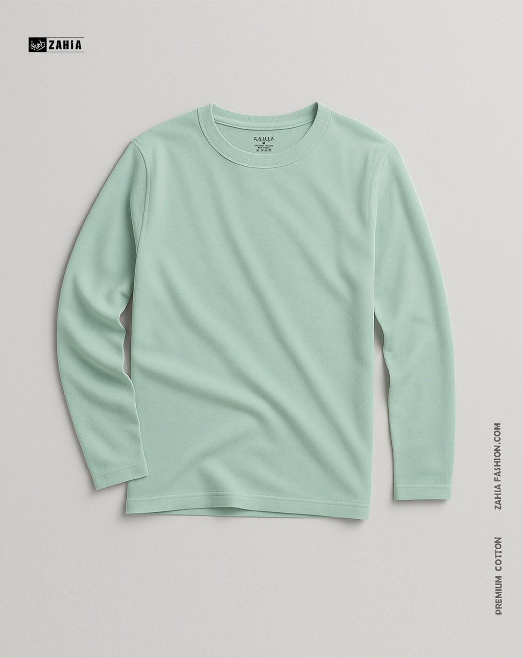 T-Shirt Long Sleeves - Mint Green