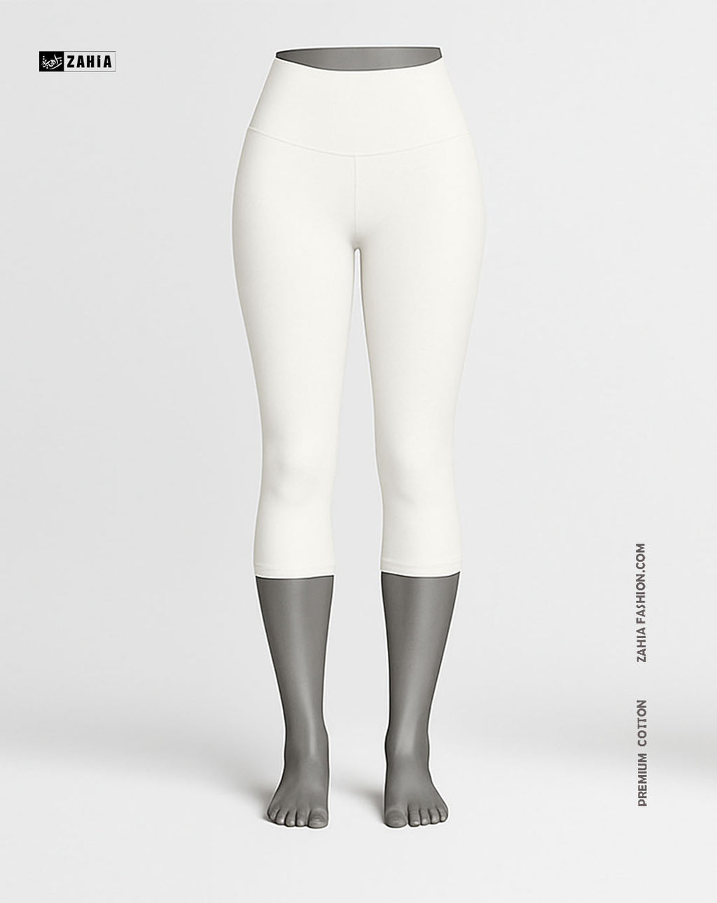 Pantacourt Leggings - White