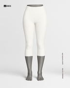 Pantacourt Leggings - White