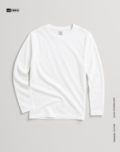 T-Shirt Long Sleeves - White
