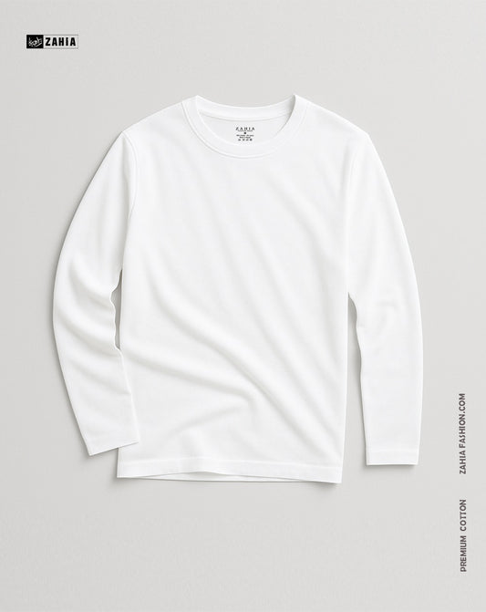 T-Shirt Long Sleeves - White