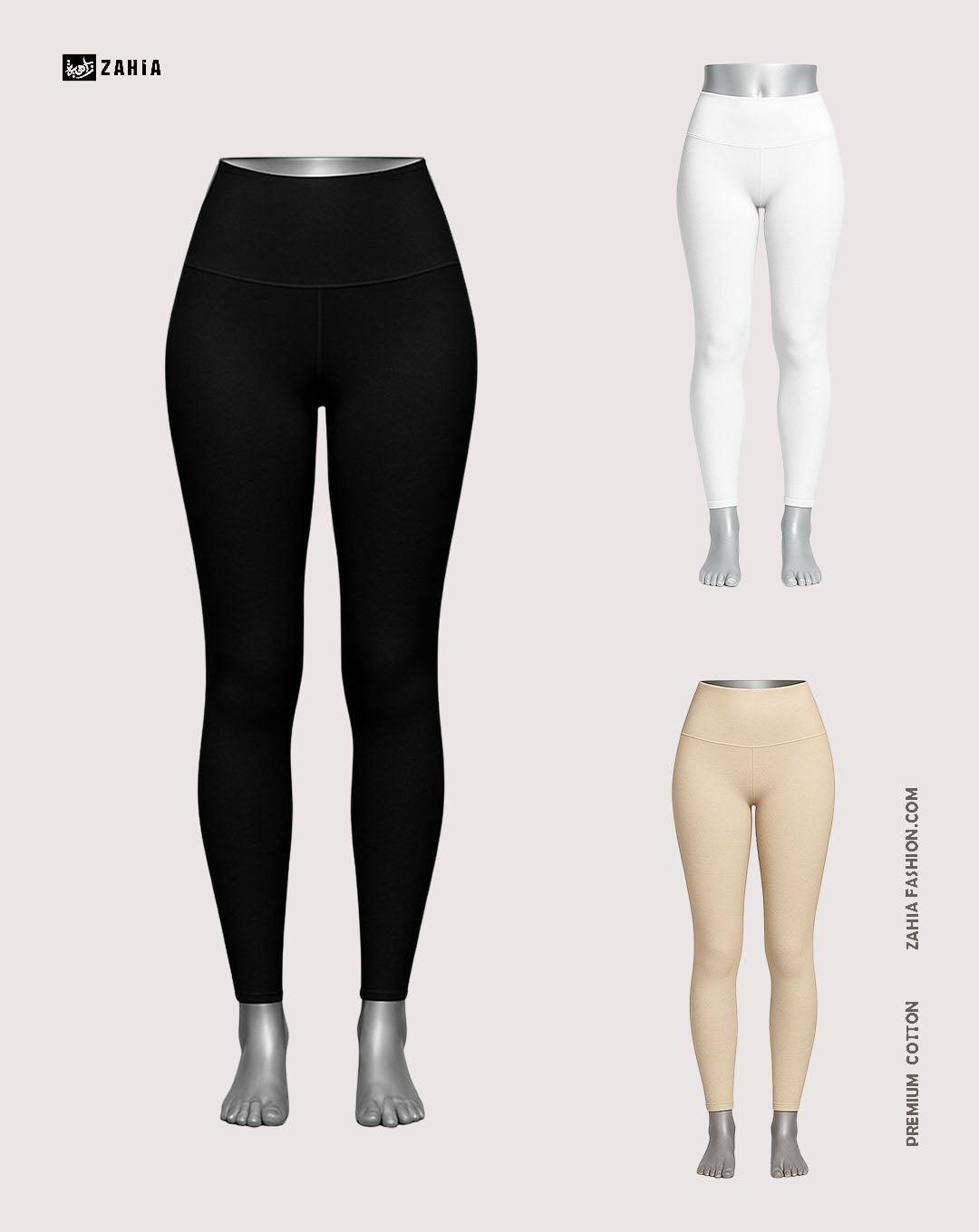 Leggings Mix Colors - 3 Pcs