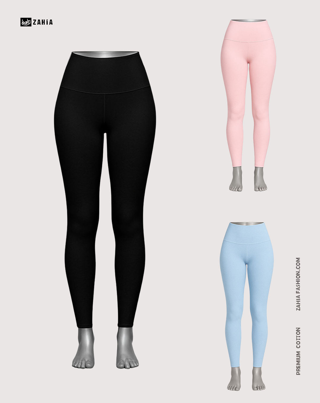 Leggings Mix Colors - 3 Pcs