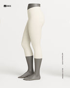Pantacourt Leggings - Off White