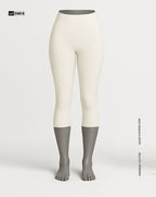 Pantacourt Leggings - Off White