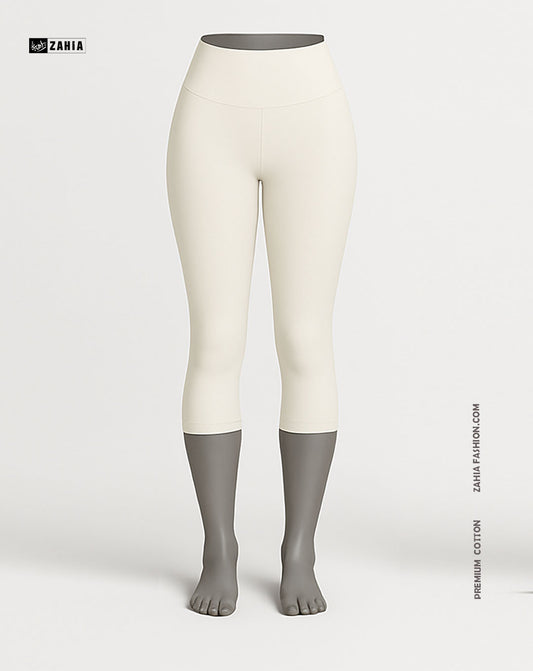 Pantacourt Leggings - Off White
