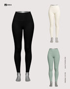 Leggings Mix Colors - 3 Pcs