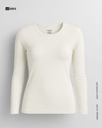 Round Neck Top - Off White