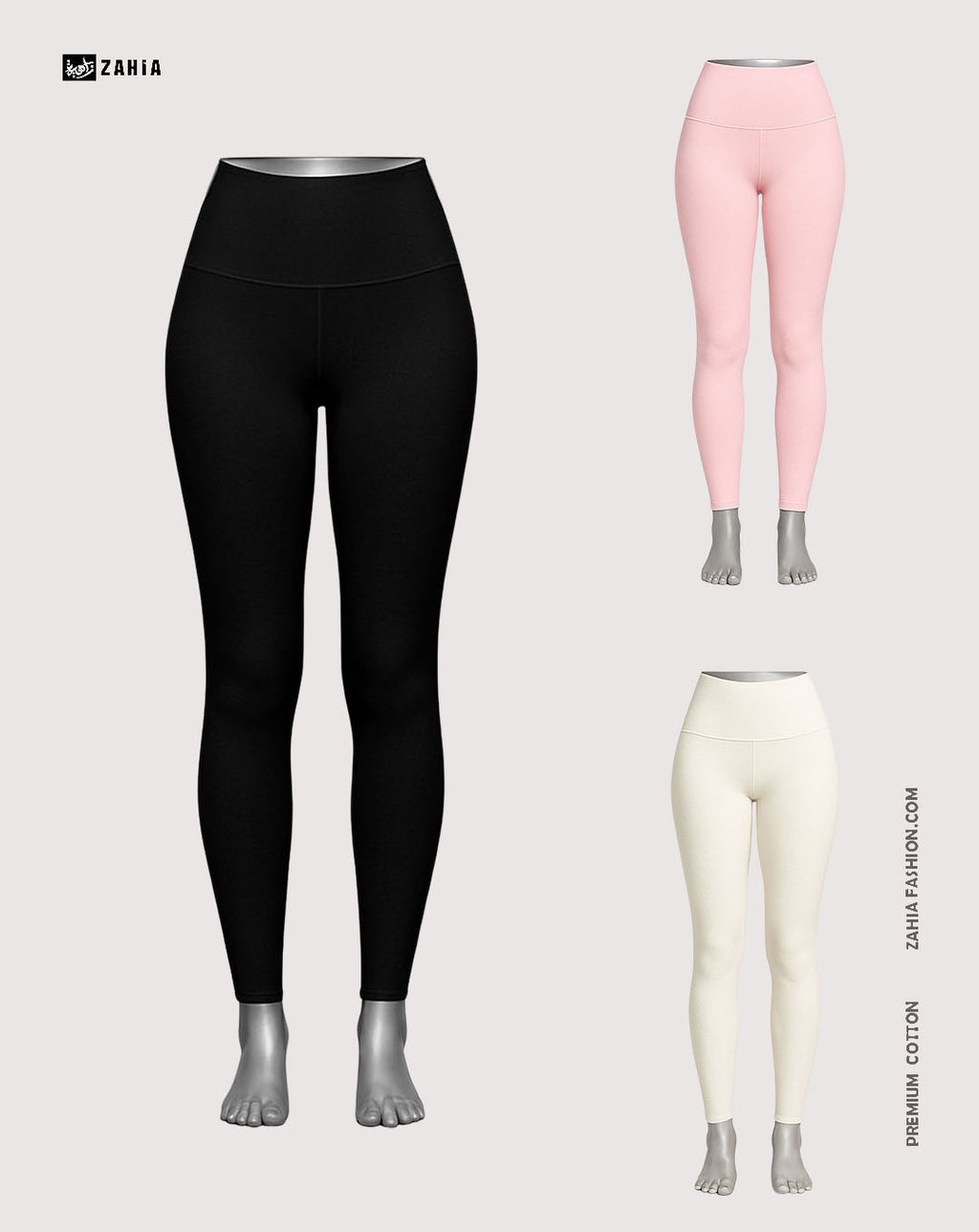 Leggings Mix Colors - 3 Pcs