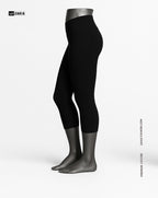Pantacourt Leggings - Black