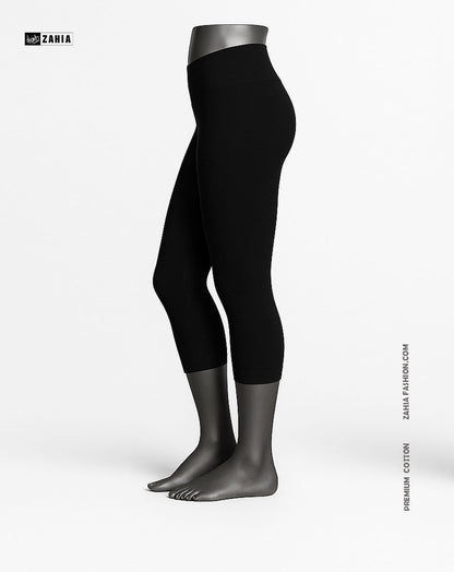 Pantacourt Leggings - Black