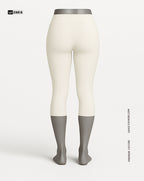 Pantacourt Leggings - Off White