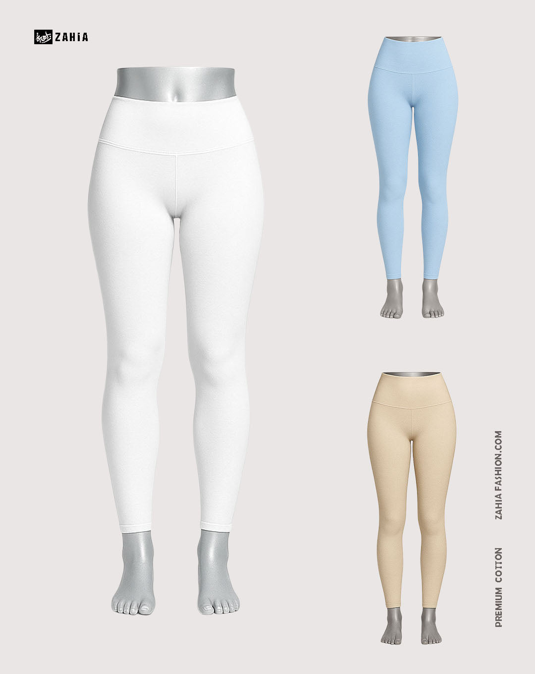 Leggings Mix Colors - 3 Pcs