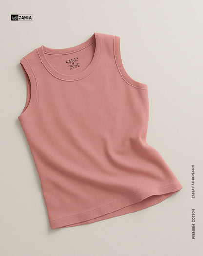 Sleeveless Tank Top - Pink