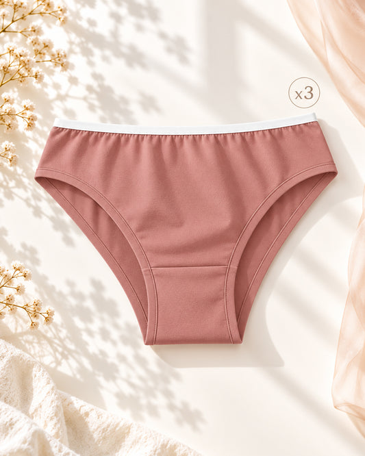 Brief Pantie - Pink 3pcs