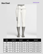 Pantacourt Leggings - White