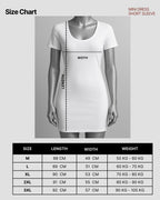Mini Dress Short Sleeves - Baby Blue