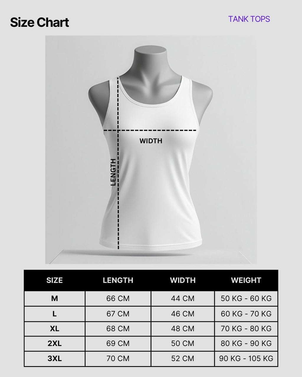 Tank Top - Baby Blue