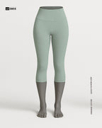 Pantacourt Leggings - Mint Green