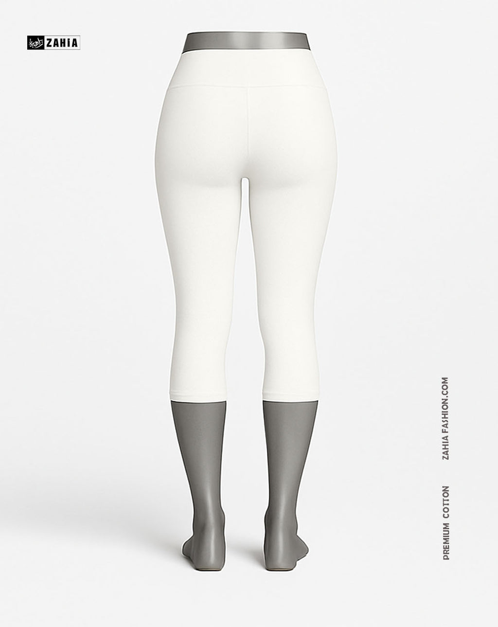 Pantacourt Leggings - White