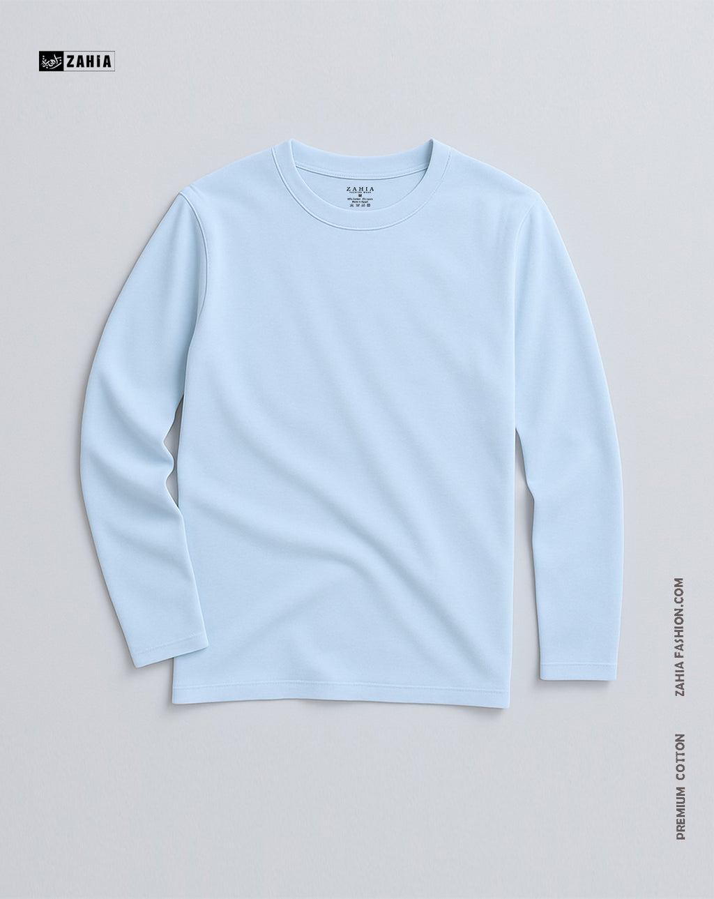 T-Shirt Long Sleeves - Baby Blue
