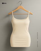 Strappy Mini Dress - Beige
