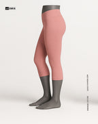 Pantacourt Leggings - Pink