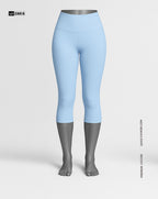 Pantacourt Leggings - Baby Blue