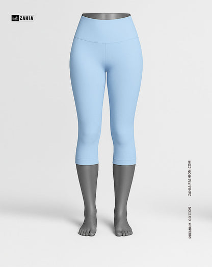 Pantacourt Leggings - Baby Blue